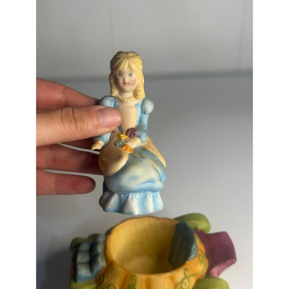 VTG 1986 Franklin Mint Cinderella by Maggie-Murphy 4.5" Fairytale Porcelain - Picture 3 of 8